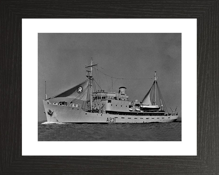 HMS Reclaim A231 Royal Navy submarine rescue vessel Photo Print or Framed Print - Hampshire Prints