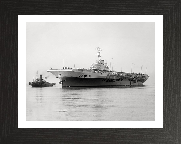 HMS Implacable R86 Royal Navy Implacable Class Aircraft Carrier Photo Print or Framed Print - Hampshire Prints