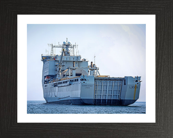 RFA Cardigan Bay L3009 Royal Fleet Auxiliary Bay class auxiliary dock landing ship Photo Print or Framed Print - Hampshire Prints