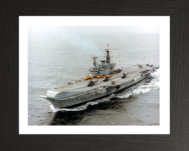 HMS Hermes R12 | Photo Print | Framed Print | Centaur Class | Aircraft Carrier | Royal Navy