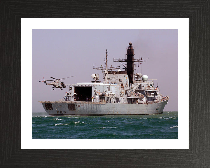 HMS Somerset F82 Royal Navy type 23 Frigate Photo Print or Framed Print - Hampshire Prints