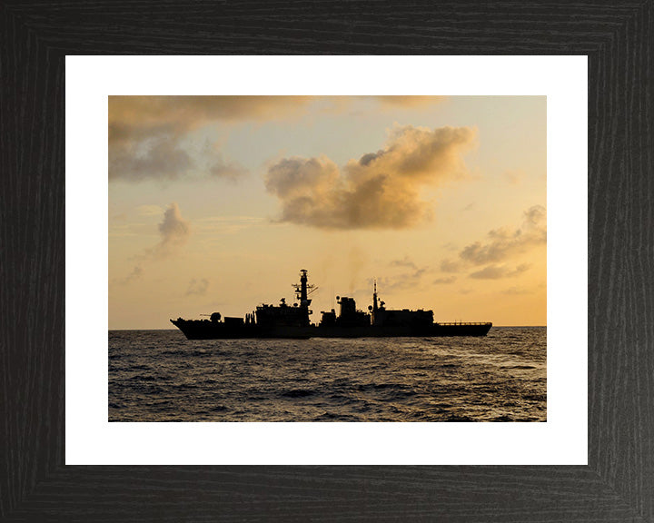 HMS Somerset F82 Royal Navy type 23 Frigate Photo Print or Framed Print - Hampshire Prints