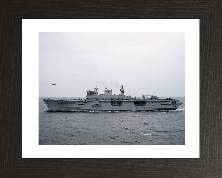 HMS Ocean L12 Royal Navy helicopter carrier Photo Print or Framed Print - Hampshire Prints