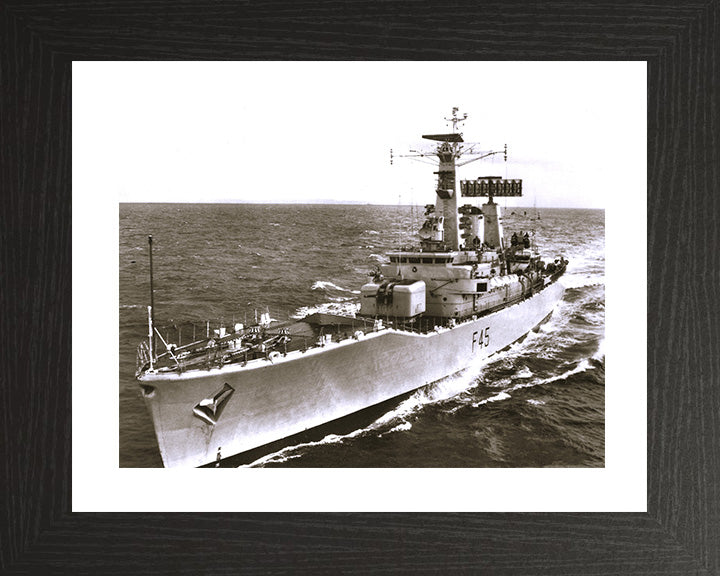 HMS Minerva F45 Royal Navy Leander class Frigate Photo Print or Framed Print - Hampshire Prints