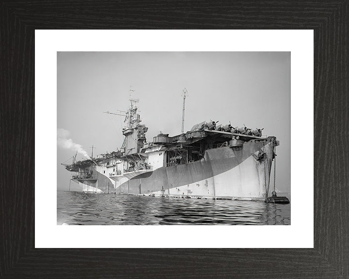 HMS Pursuer D73 Royal Navy Attacker class escort carrier Photo Print or Framed Print - Hampshire Prints