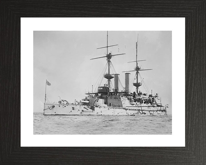 HMS Hood (1859) Royal Navy cruiser Photo Print or Framed Photo Print - Hampshire Prints