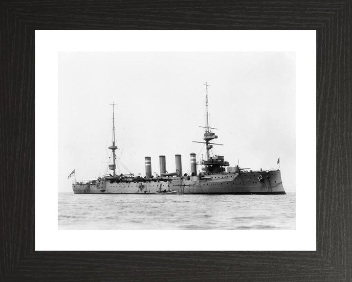 HMS Hampshire (1903) Royal Navy Devonshire class cruiser Photo Print or Framed Print - Hampshire Prints