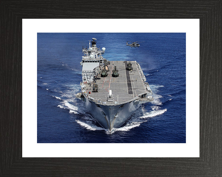 HMS Ocean L12 Royal Navy Helicopter Carrier Photo Print or Framed Photo Print - Hampshire Prints