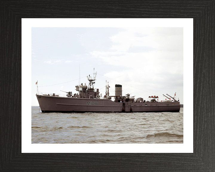 HMS Hodgeston M1146 Royal Navy Ton Class Minesweeper Photo Print or Framed Photo Print - Hampshire Prints