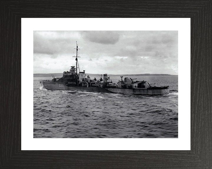 HMS Savage G20 (D27) Royal Navy S class destroyer Photo Print or Framed Print - Hampshire Prints