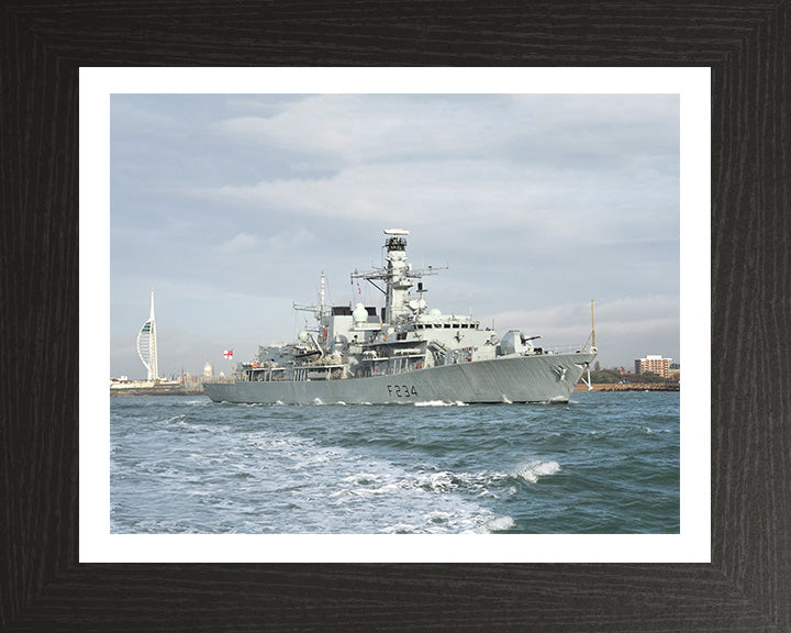 HMS Iron Duke F234 Royal Navy Type 23 frigate Photo Print or Framed Print - Hampshire Prints