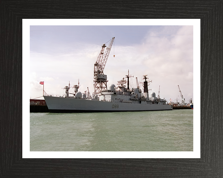 HMS Glasgow D88 Royal Navy Type 42 Destroyer Photo Print or Framed Print - Hampshire Prints