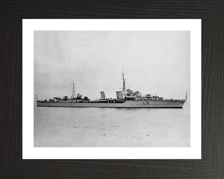 HMS Mohawk F31 Royal Navy Tribal class destroyer Photo Print or Framed Print - Hampshire Prints