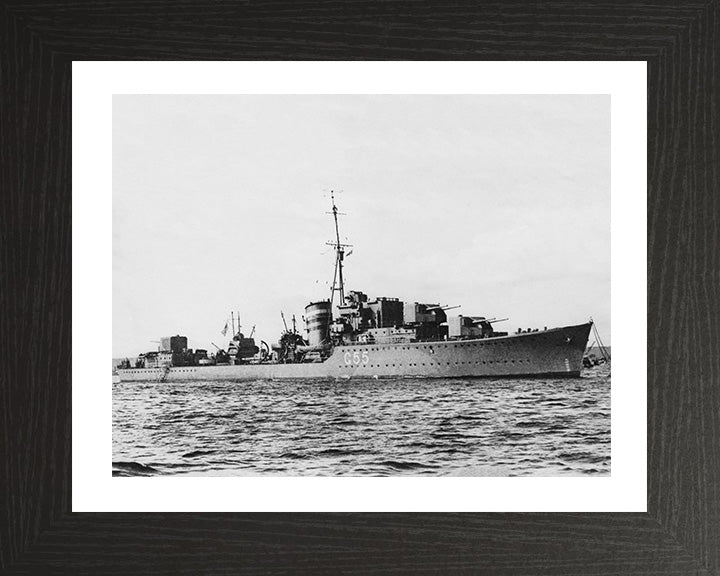 HMS Lightning G55 Royal Navy L class destroyer Photo Print or Framed Print - Hampshire Prints