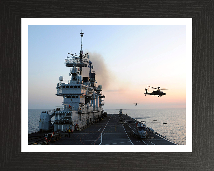 HMS Illustrious R06 Royal Navy Invincible class Aircraft Carrier Photo Print or Framed Print - Hampshire Prints