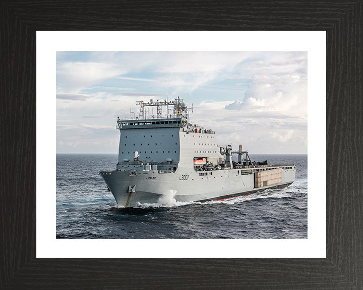 RFA Lyme Bay L3007 Royal Fleet Auxiliary Bay class auxiliary dock landing ship Photo Print or Framed Print - Hampshire Prints