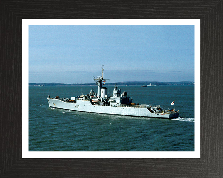 HMS Falmouth F113 Royal Navy Rothesay Class Frigate Photo Print or Framed Print - Hampshire Prints