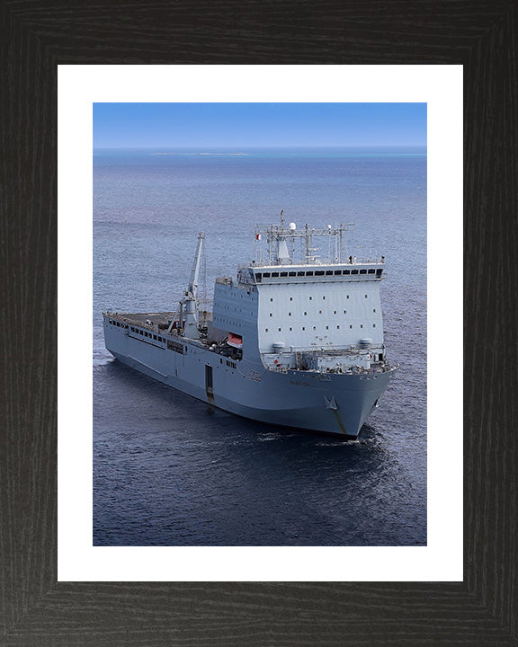 RFA Mounts Bay L3008 Royal Fleet Auxiliary Bay class auxiliary dock landing ship Photo Print or Framed Print - Hampshire Prints