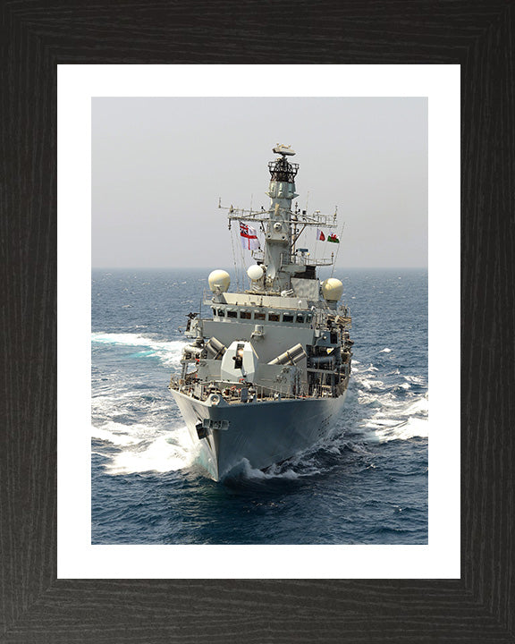 HMS Monmouth F235 Royal Navy type 23 Frigate Photo Print or Framed Print - Hampshire Prints