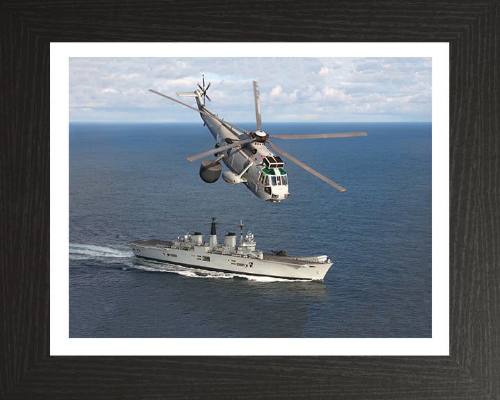 HMS Invincible R05 Royal Navy Invincible Class aircraft carrier Photo Print or Framed Print - Hampshire Prints