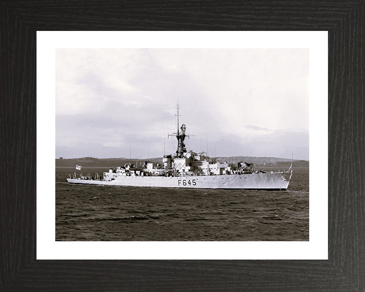 HMS Loch Ruthven K645 (F645) Royal Navy Loch class frigate Photo Print or Framed Print - Hampshire Prints