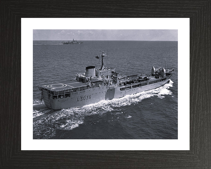 RFA Sir Percivale L3036 Royal Fleet Auxiliary Round Table class ship Photo Print or Framed Print - Hampshire Prints