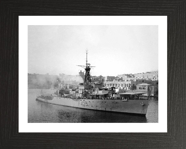 HMS Loch Dunvegan F425 (K425) Royal Navy Loch class frigate Photo Print or Framed Print - Hampshire Prints