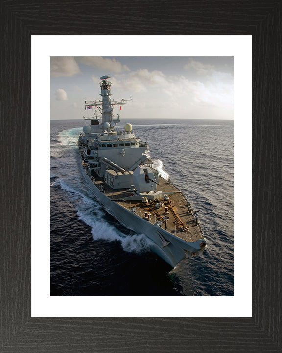 HMS Monmouth F235 Royal Navy type 23 Frigate Photo Print or Framed Print - Hampshire Prints