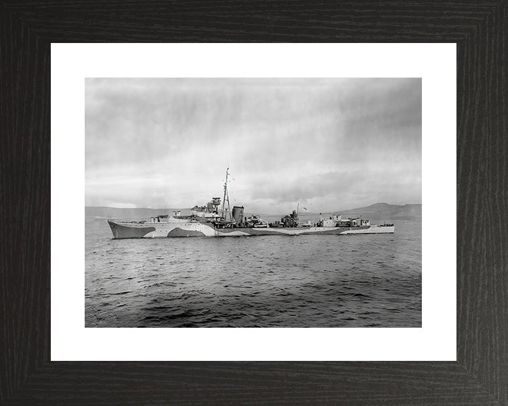 HMS Relentless H85 Royal Navy R-class destroyer Photo Print or Framed Print - Hampshire Prints