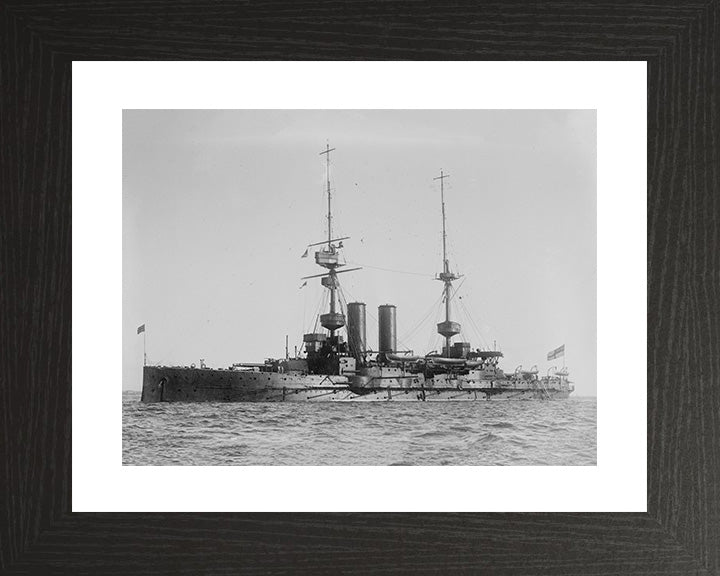 HMS Albemarle (1901) Royal Navy pre dreadnought Photo Print or Framed Print - Hampshire Prints