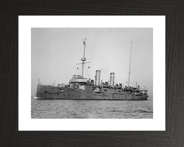 HMS Bonaventure (1892) Royal Navy  Astraea class cruiser Photo Print or Framed Photo Print - Hampshire Prints