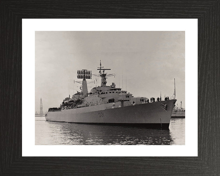 HMS Norfolk D21 Royal Navy County class destroyer Photo Print or Framed Photo Print - Hampshire Prints