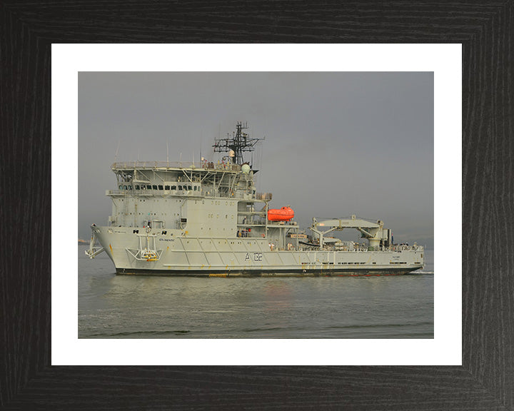 RFA Diligence A132 Royal Fleet Auxiliary forward repair ship Photo Print or Framed Print - Hampshire Prints