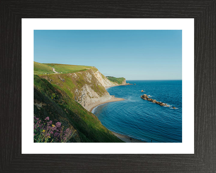 Man O'War Beach Dorset in summer Photo Print - Canvas - Framed Photo Print - Hampshire Prints
