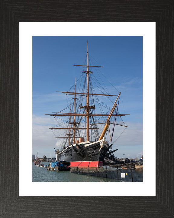 HMS Warrior 1860 | Photo Print | Framed Print | Poster | Steam-powered Armoured Frigate | Royal Navy - Hampshire Prints