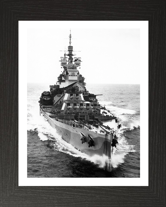 HMS Howe 32 | Photo Print | Framed Print | King George V Class | Battleship | Royal Navy - Hampshire Prints