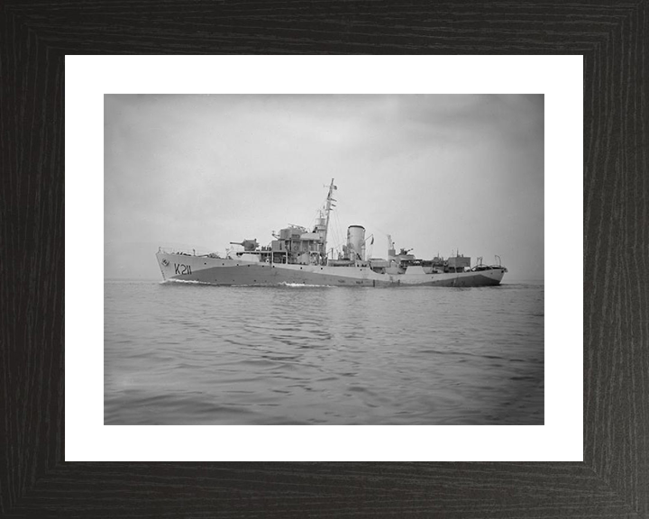 HMS Snowflake K211 Royal Navy Flower class corvette Photo Print or Framed Print - Hampshire Prints