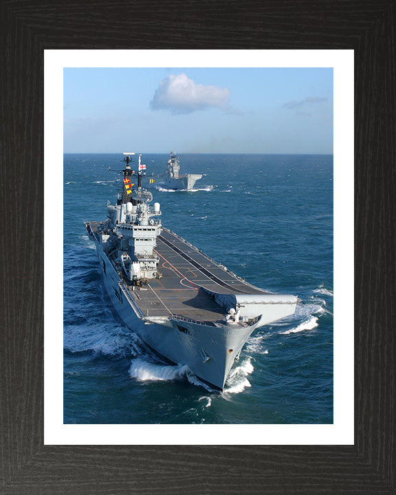 HMS Invincible R05 Royal Navy Invincible Class aircraft carrier Photo Print or Framed Print - Hampshire Prints