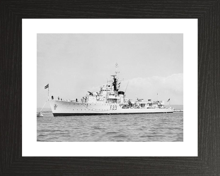 HMS Teazer F23 (R23) Royal Navy type 16 Frigate Photo Print or Framed Print - Hampshire Prints