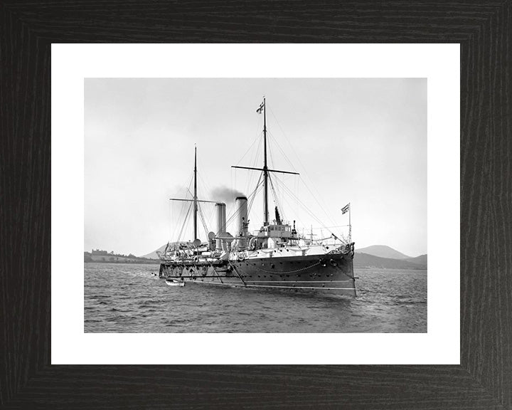 HMS Royal Arthur (1891) Royal Navy Edgar class cruiser Photo Print or Framed Photo Print - Hampshire Prints