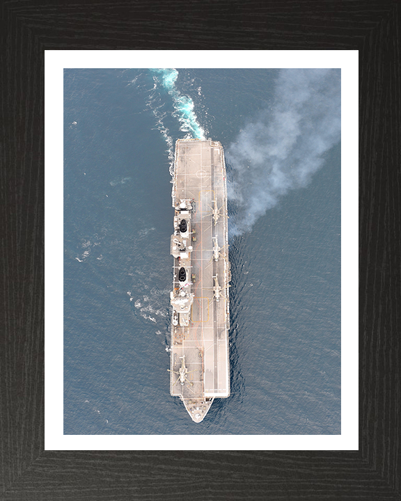 HMS Illustrious R06 Royal Navy Invincible class Aircraft Carrier Photo Print or Framed Print - Hampshire Prints