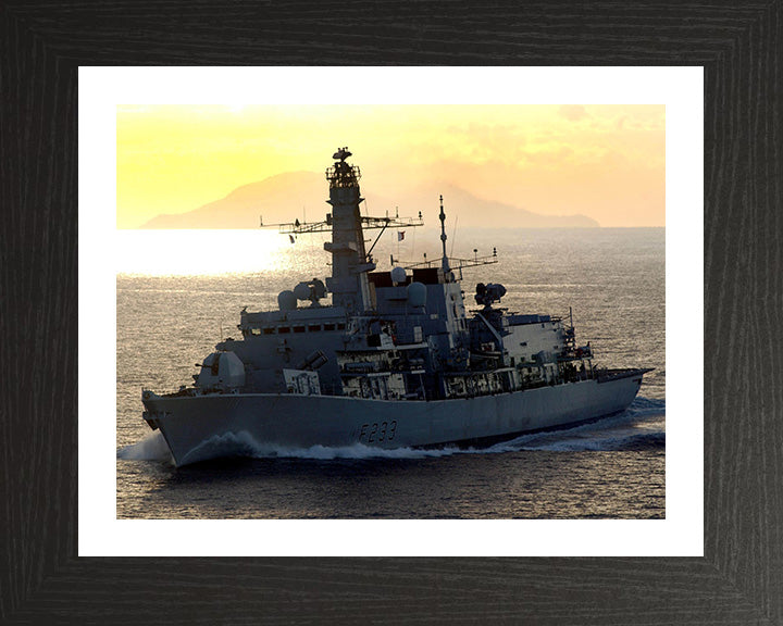 HMS Marlborough F233 Royal Navy type 23 Frigate Photo Print or Framed Print - Hampshire Prints