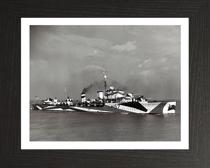 HMS Hesperus H57 Royal Navy H class Destroyer Photo Print or Framed Print - Hampshire Prints