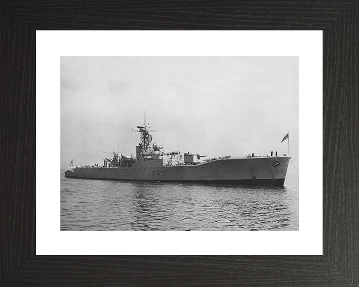 HMS Torquay F43 Royal Navy Whitby class frigate Photo Print or Framed Print - Hampshire Prints