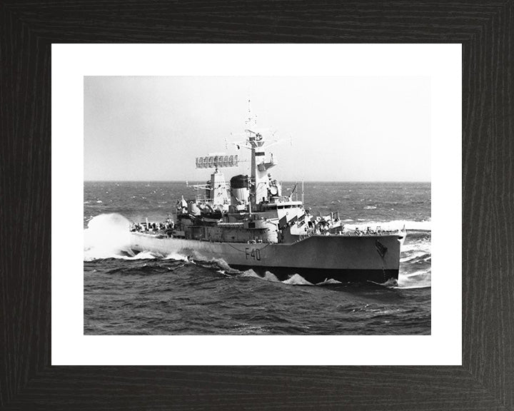 HMS Sirius F40 Royal Navy Leander class frigate Photo Print or Framed Print - Hampshire Prints