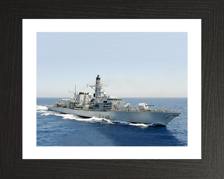 HMS Northumberland F238 Royal Navy type 23 Frigate Photo Print or Framed Print - Hampshire Prints