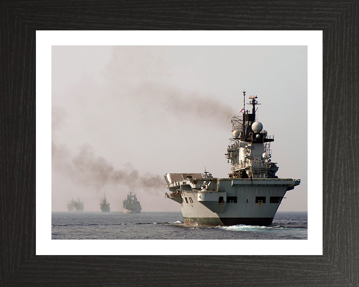 HMS Illustrious R06 Royal Navy Invincible class Aircraft Carrier Photo Print or Framed Print - Hampshire Prints