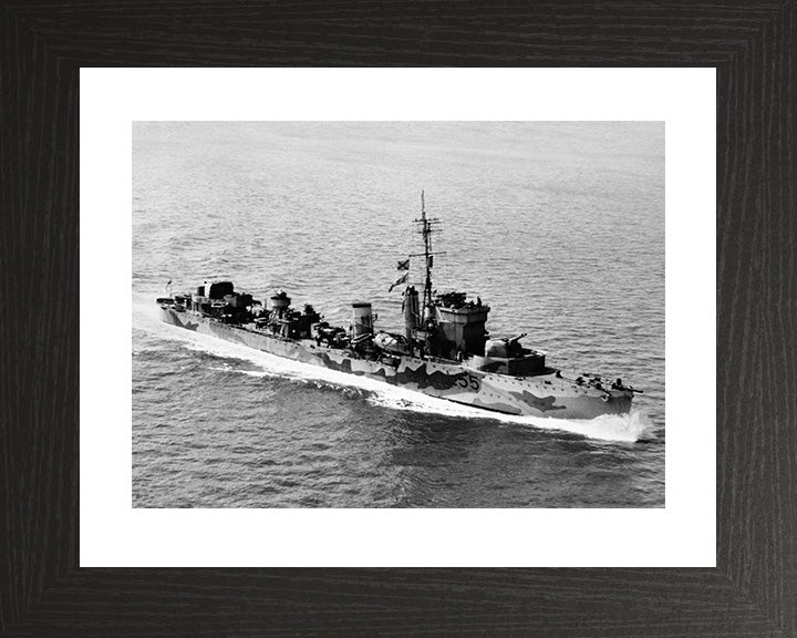 HMS Winchester L55 Royal Navy Admiralty W class destroyer Photo Print or Framed Print - Hampshire Prints