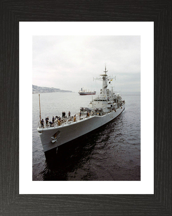 HMS Sirius F40 Royal Navy Leander class frigate Photo Print or Framed Print - Hampshire Prints