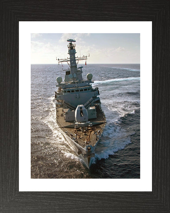 HMS Monmouth F235 Royal Navy type 23 Frigate Photo Print or Framed Print - Hampshire Prints